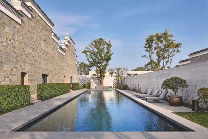 Amanyangyun, China - Antique Villa Swimming Pool