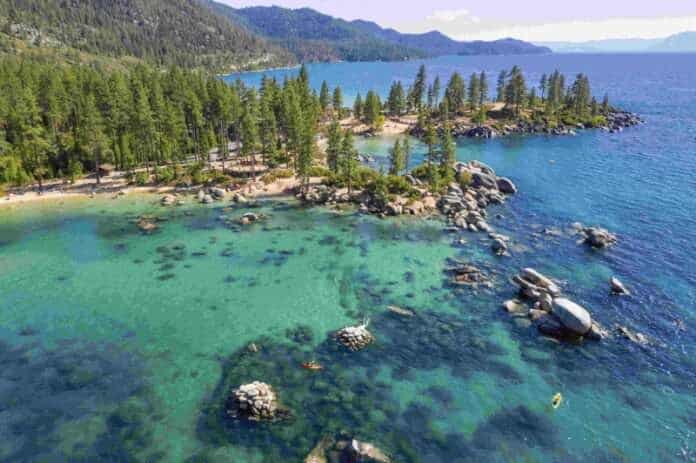Sand Harbor on Lake Tahoe, near Incline Village, Nevada.