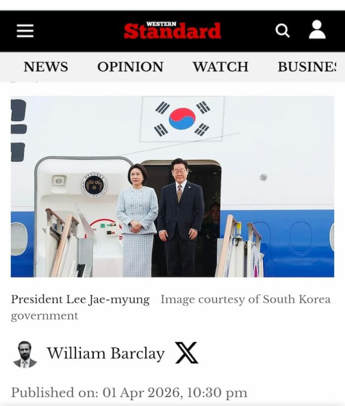 667486042_2362127720932718_5671967783048052123_n 이재명 대통령 전용기 탑승 장면 외신 기사 화면
