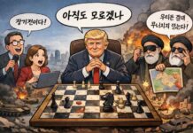 미디어원 만평 트럼프 연설 분석, “아직도 모르겠나?”