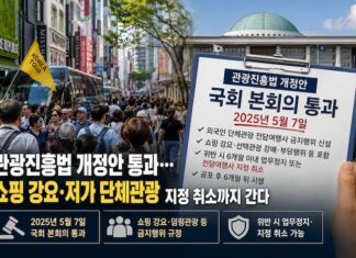 관광진흥법 개정안 통과…쇼핑 강요·저가 단체관광 지정 취소까지 간다