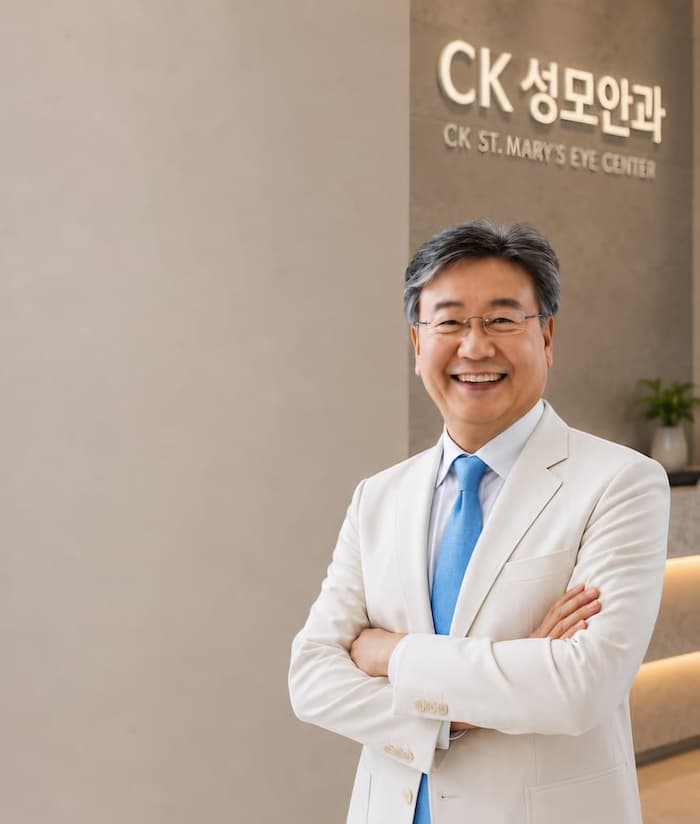 CK성모안과 주천기 대표원장 진료 이미지