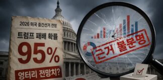 미국 중간선거 ‘95% 패배’ 보도, 무책임한 선거 전망 책임은 누가지나?