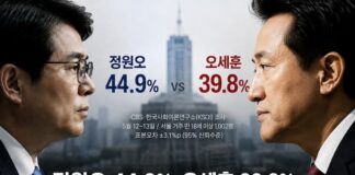 정원오 리스크, 민주당은 버틸 수 있다고 보나…4선 오세훈에게 열린 막판 기회