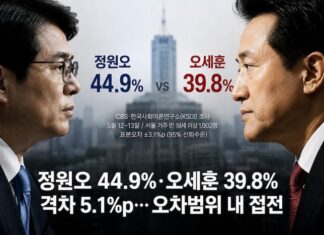 정원오 리스크, 민주당은 버틸 수 있다고 보나…4선 오세훈에게 열린 막판 기회