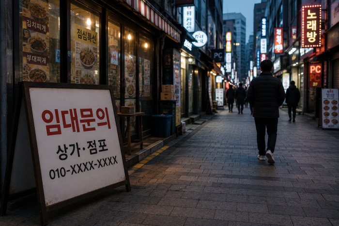 프리미엄 소비와 초저가 소비 양극화를 보여주는 장면