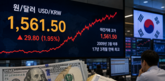 원·달러 환율 1560원대, 왜 원화만 더 흔들리나