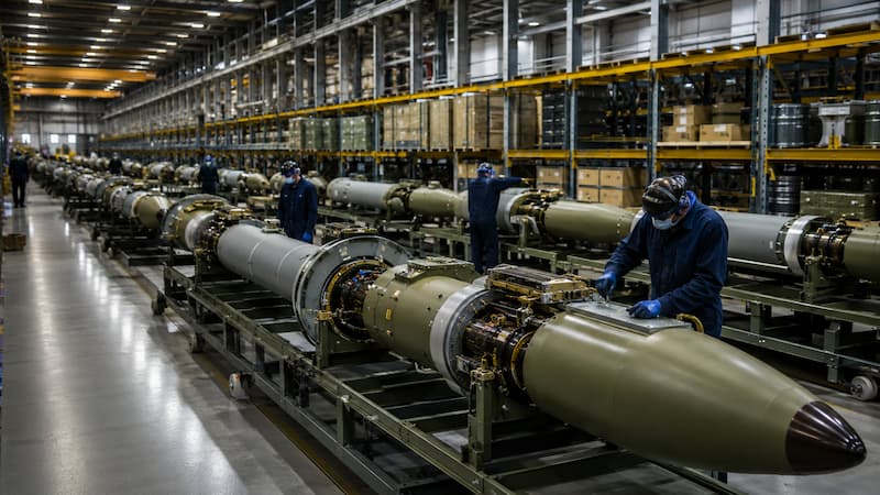 미 육군 HIMARS 발사차량에서 PrSM 장거리 정밀미사일이 발사되는 모습