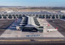 이스탄불공항, 히스로 제치고 ‘세계 최강 환승 허브’…인천공항은 6위 터키항공 여객기가 계류된 이스탄불공항 터미널 전경