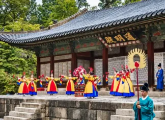 “예약 못 했어도 궁궐로 가자”… 가을 궁중문화축전, 현장에서 즐기는 프로그램 총정리 가을 궁중문화축전 창경궁 시간여행에서 전통 복식을 입은 출연진이 공연하는 모습