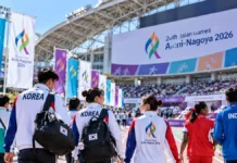 인도 핑계 대는 체육회, 메달표는 보고 말하나 2026 아이치·나고야 아시안게임 경기장에 모인 한국과 아시아 각국 선수들